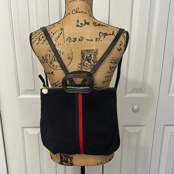 NWOT Clare V Marcelle Navy Blue Suede Backpack Clare V Bags & Women main image 4
